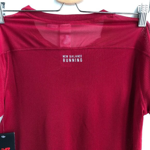 New Balance Impact Running T-Shirt Red Size S - Picture 8 of 12